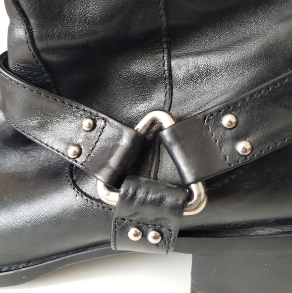 Browns | Leather Biker Boots - Picture 6 of 9